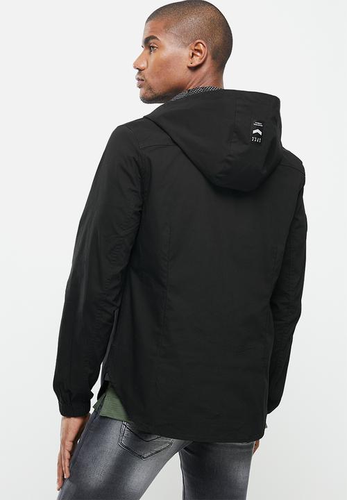 S.P.C.C - Windsor zip through jacket - black