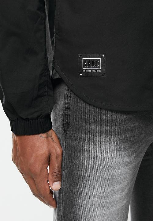 S.P.C.C - Windsor zip through jacket - black