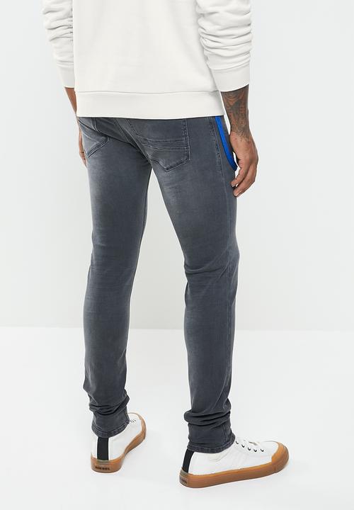 Replay - Replay skinny washed - grey 