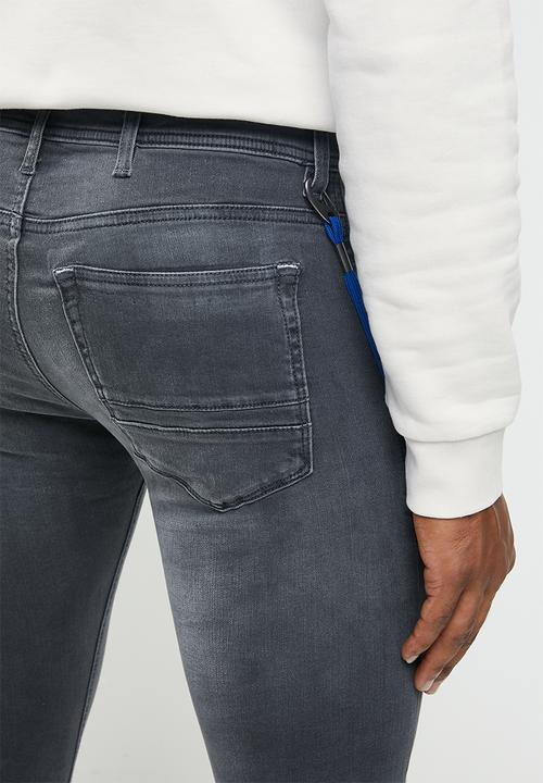 Replay - Replay skinny washed - grey 