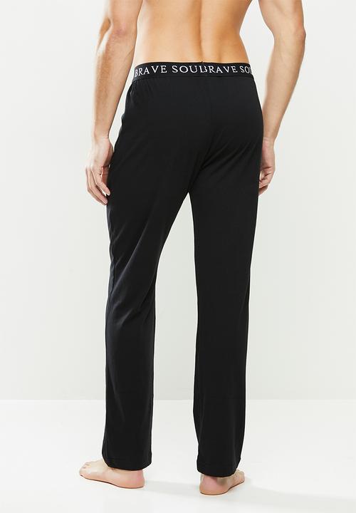 Brave Soul - Keith loungewear pants - black 