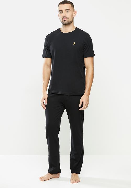 Brave Soul - Keith loungewear pants - black 