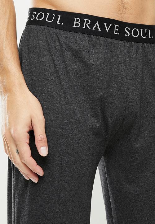 Brave Soul - Keith loungewear pants - charcoal 