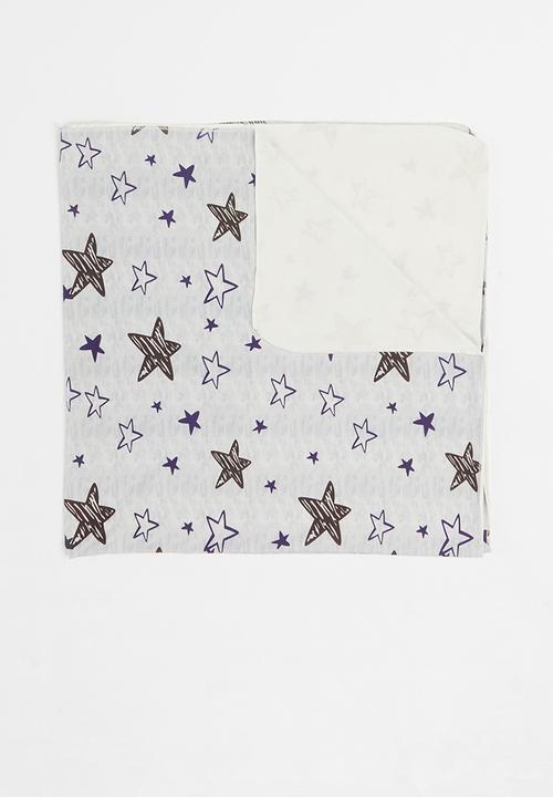 Pop Candy - Boys beanie & receiving blanket set - grey