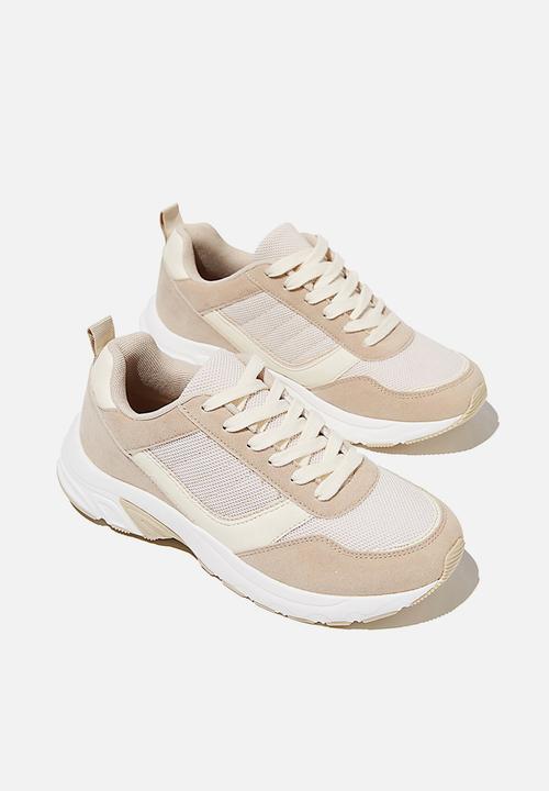 Cotton On - Blake dad trainer - ecru multi