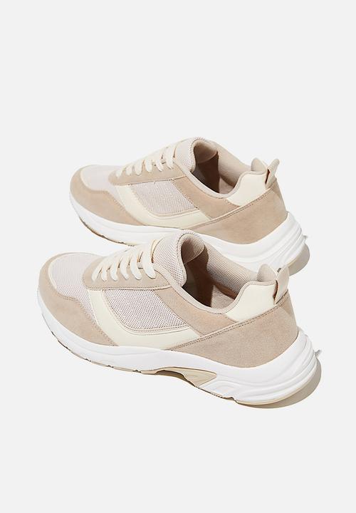 Cotton On - Blake dad trainer - ecru multi