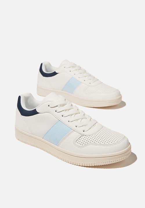 Cotton On - Alba retro low rise - blue & white