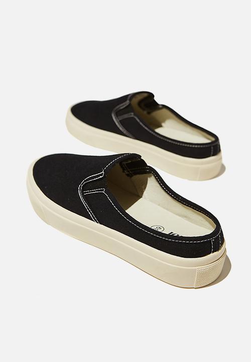 Cotton On - Miller slip on mule - black