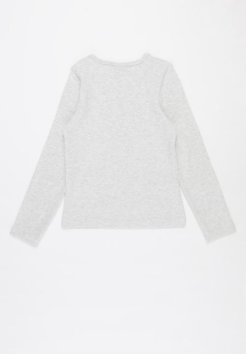 Rebel Republic - Girls long sleeve tee - grey