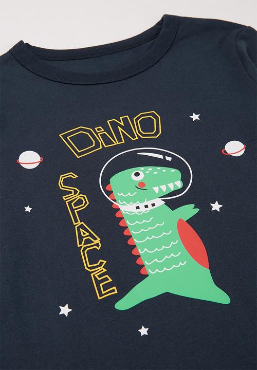 Pop Candy - Dino long sleeve tee - navy