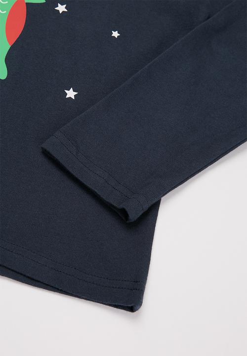 Pop Candy - Dino long sleeve tee - navy