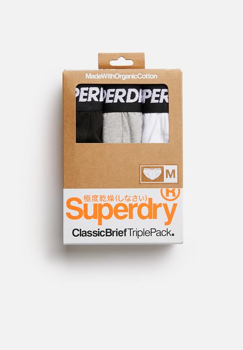 Superdry. - Classic brief triple pack - multi
