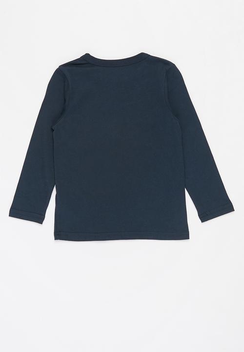 Pop Candy - Boys long sleeve dino tee - navy
