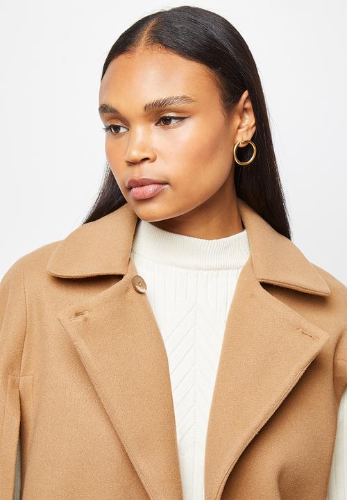 edit - Collared cape - camel