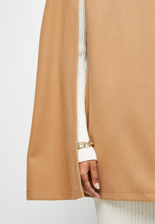 edit - Collared cape - camel