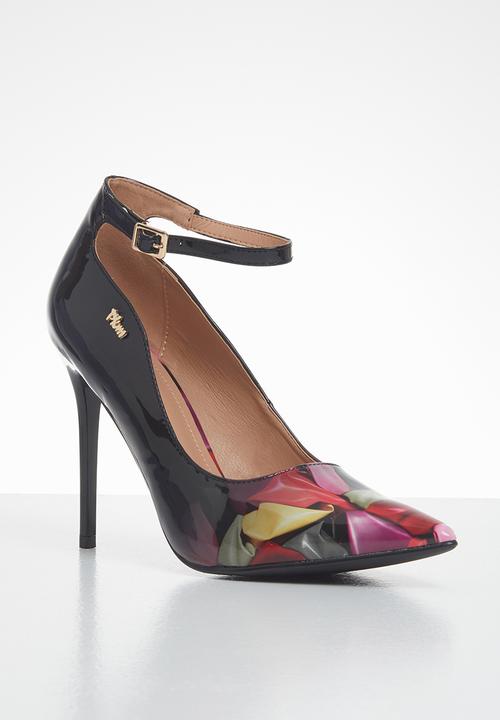 Plum - Gianna ankle strap court - multi 