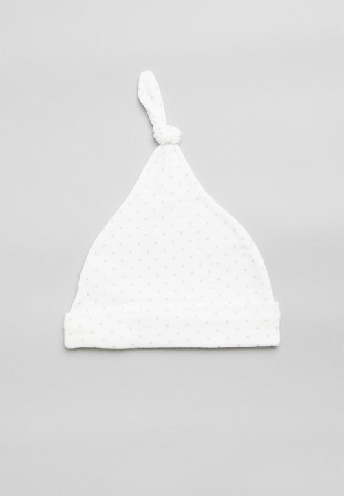 Pop Candy - Boys 2 pack beanies - grey & white