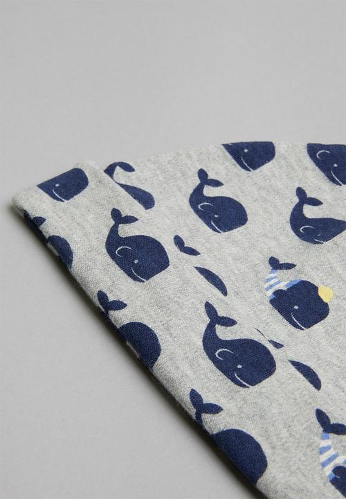 Pop Candy - Boys 2 pack beanies - grey & white