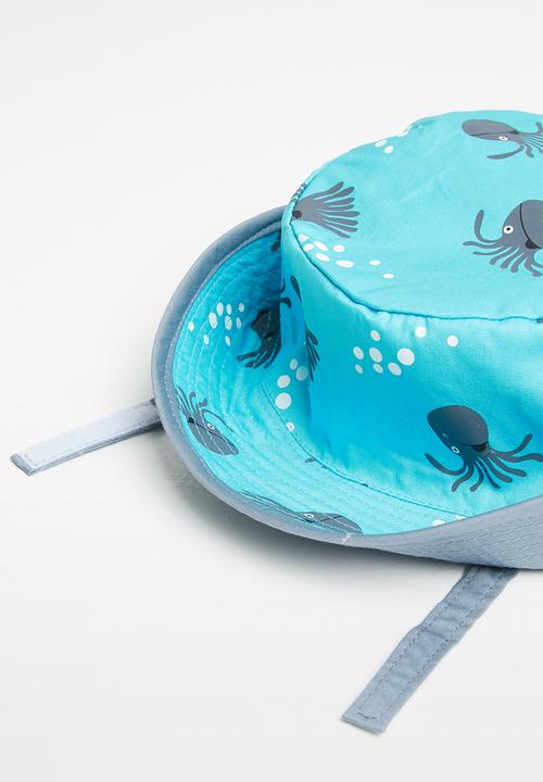 Pop Candy - Reversible bucket hat - blue grey