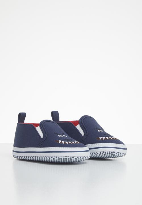 Pop Candy - Boys monster slip on - navy