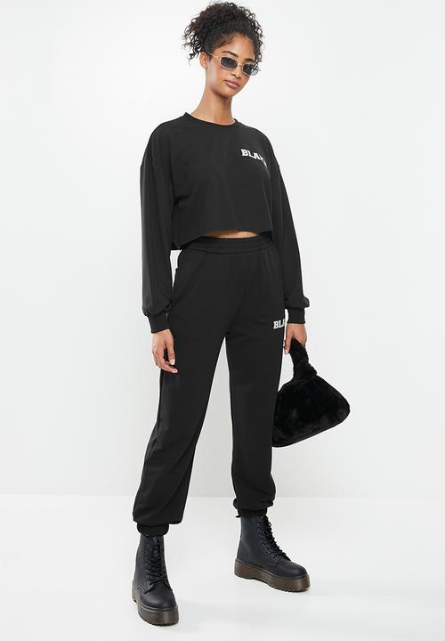 Blake - Cropped sweater - black