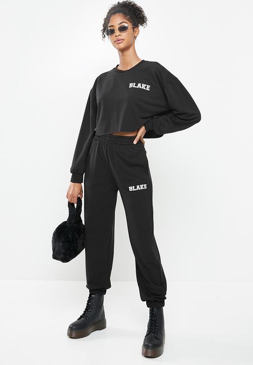 Blake - Slouchy jogger - black