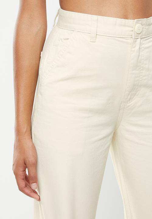 Cotton On - Parker long straight pants - neutral