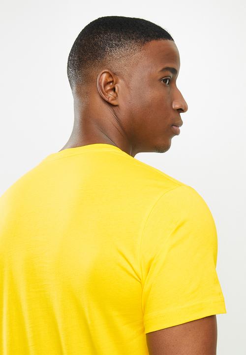 adidas Performance - Bl sj T-shirt - yellow & white