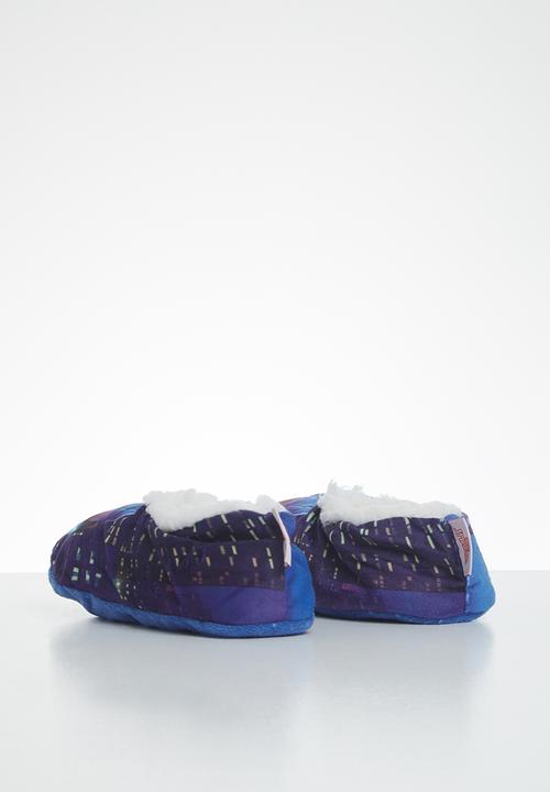 Character Group - Spiderman sherpa slipper - blue