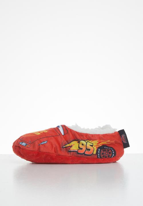 Character Group - Cars sherpa slippers - red