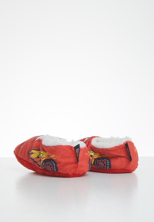 Character Group - Cars sherpa slippers - red