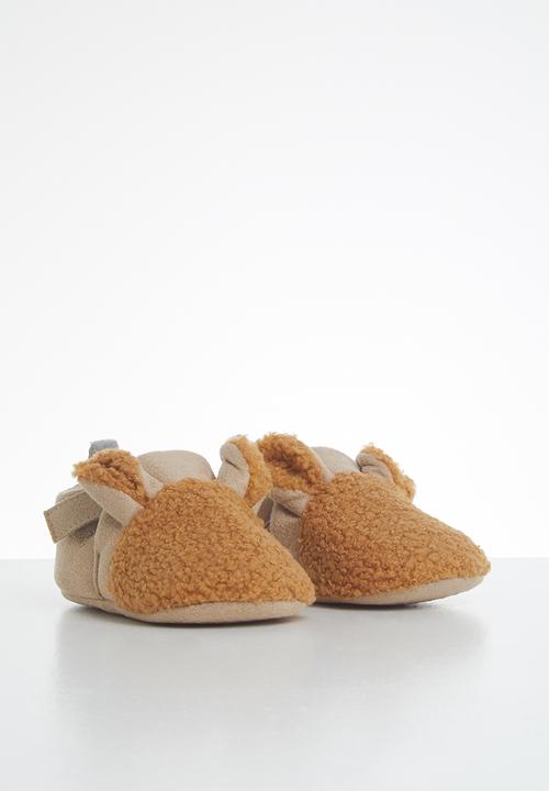 Pop Candy - Boys bear slipper - brown