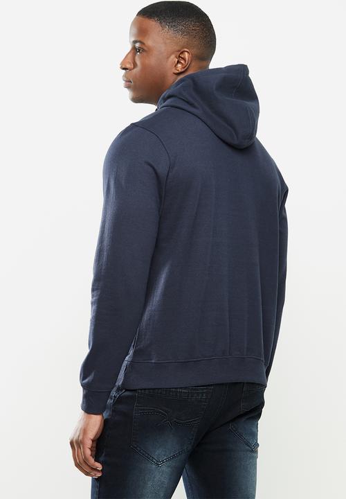 SOVIET - Noble pull over hooded sweat top - navy