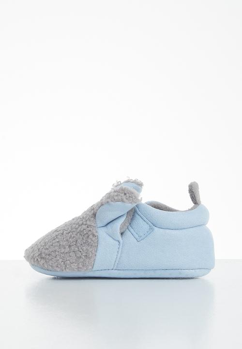 Pop Candy - Boys bear slipper - blue