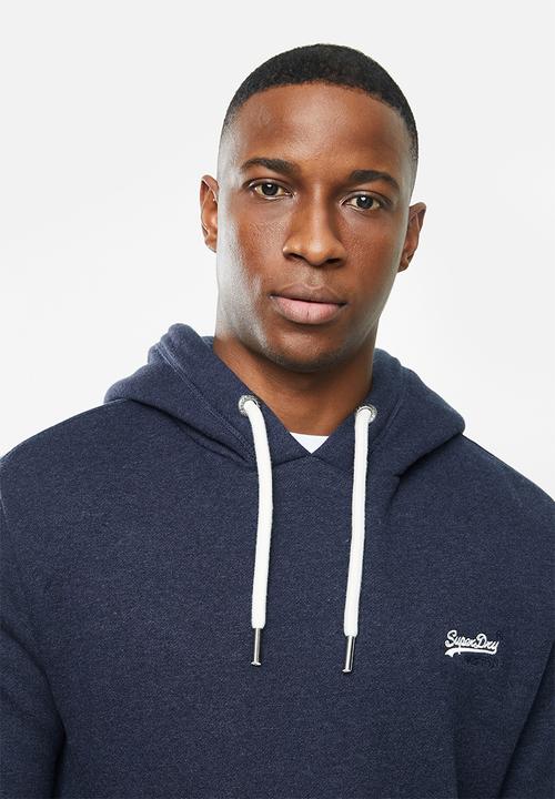 Superdry. - Ol classic hoodie - navy 