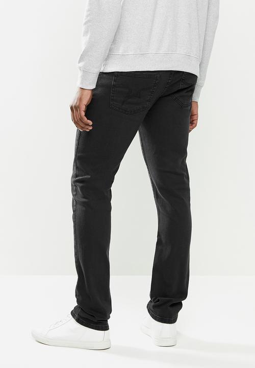 SOVIET - Crossfire basic denim - black