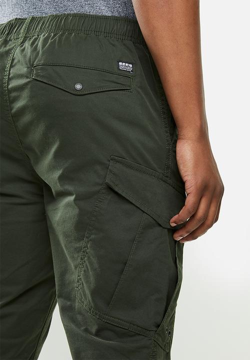Superdry. - Worldwide cargo pant - olive 
