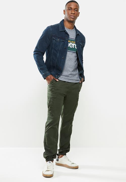 Superdry. - Worldwide cargo pant - olive 