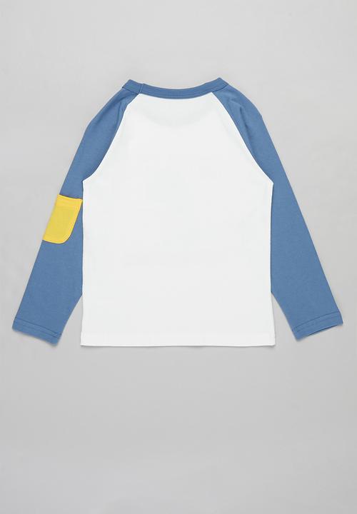 Pop Candy - Boys music tee - white/blue