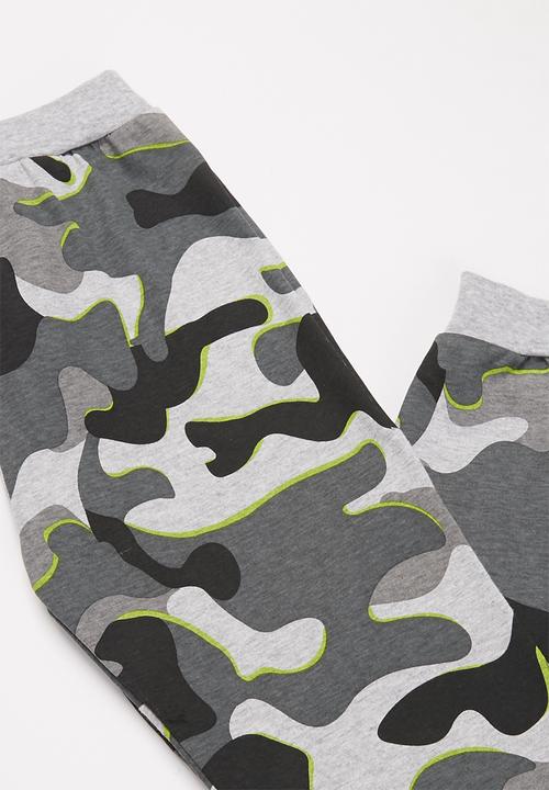 Pop Candy - Boys dino tee & camo pants set - multi 