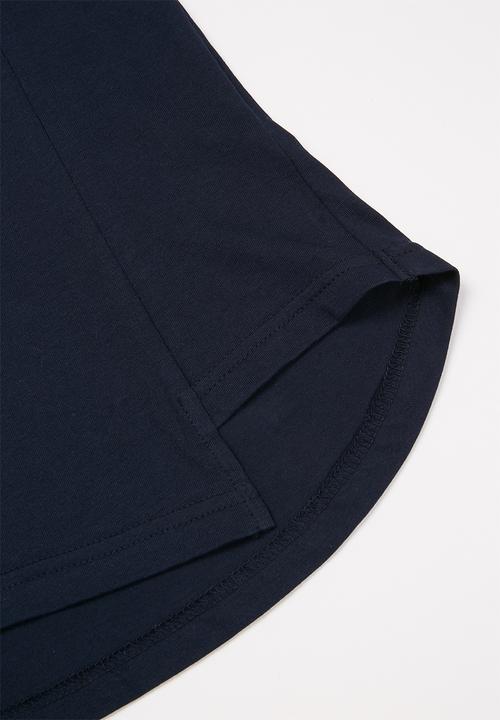 Rebel Republic - Boys short sleeve printed tee - navy 