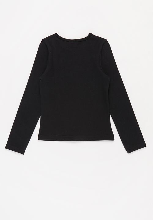 Rebel Republic - Girls long sleeve tee - black