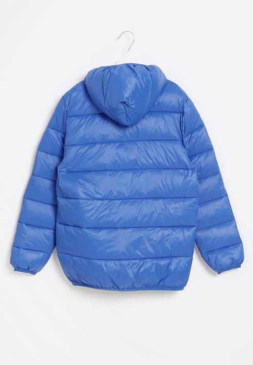 Rebel Republic - Tween boys hooded bomber jacket - blue 