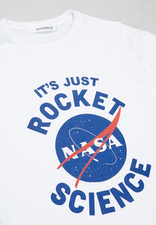 Superbalist - Nasa boys printed tee - white