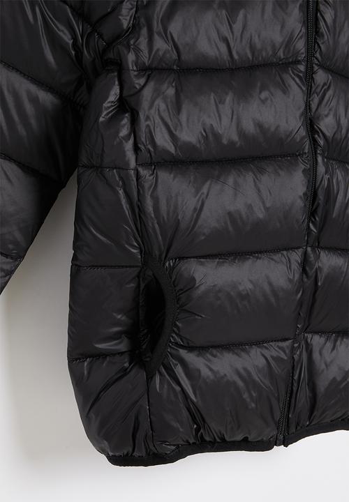 Rebel Republic - Tween boys hooded bomber jacket - black