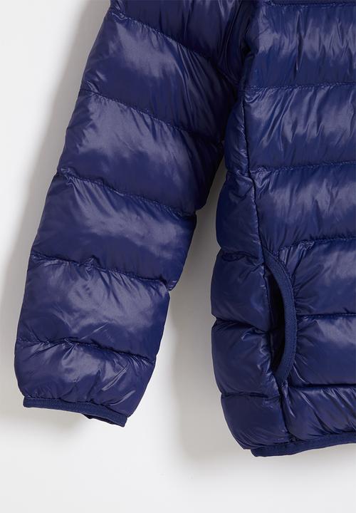 Rebel Republic - Tween boys hooded bomber jacket - navy