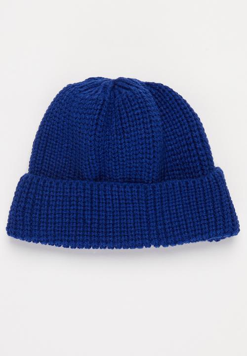 Pop Candy - Boys knitted beanie - blue