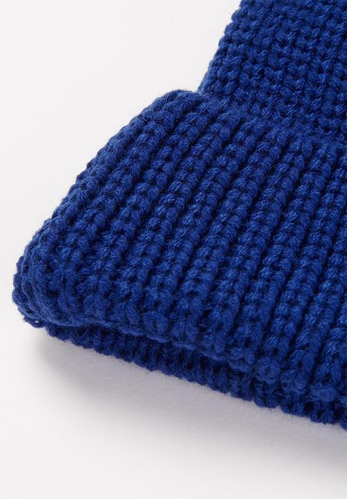 Pop Candy - Boys knitted beanie - blue