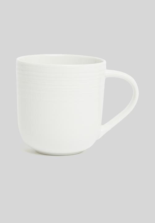 Jenna Clifford - Embossed lines dinner set 16 piece - cream