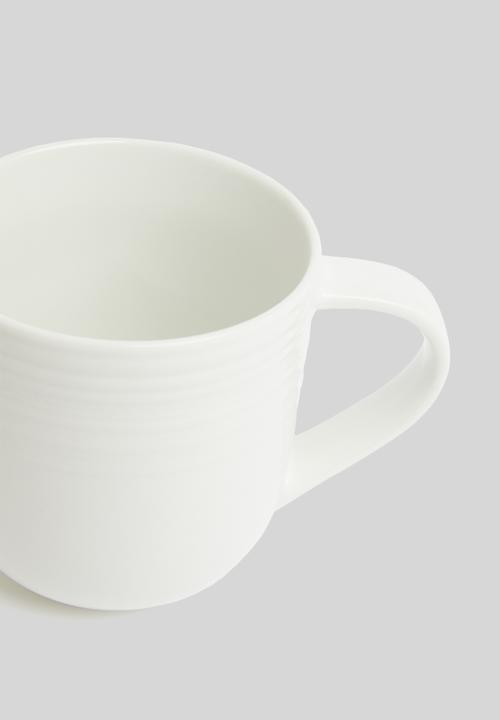 Jenna Clifford - Embossed lines dinner set 16 piece - cream